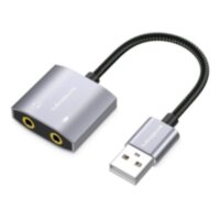 Звуковая карта USB "Mindpure" US028, LX10660, микроф/наушник